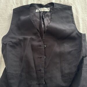 Black Zara Vest Top